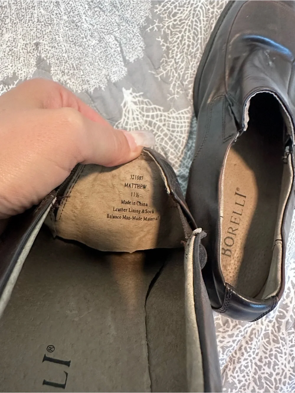 Men's Brown Leather Slip-On Loafers